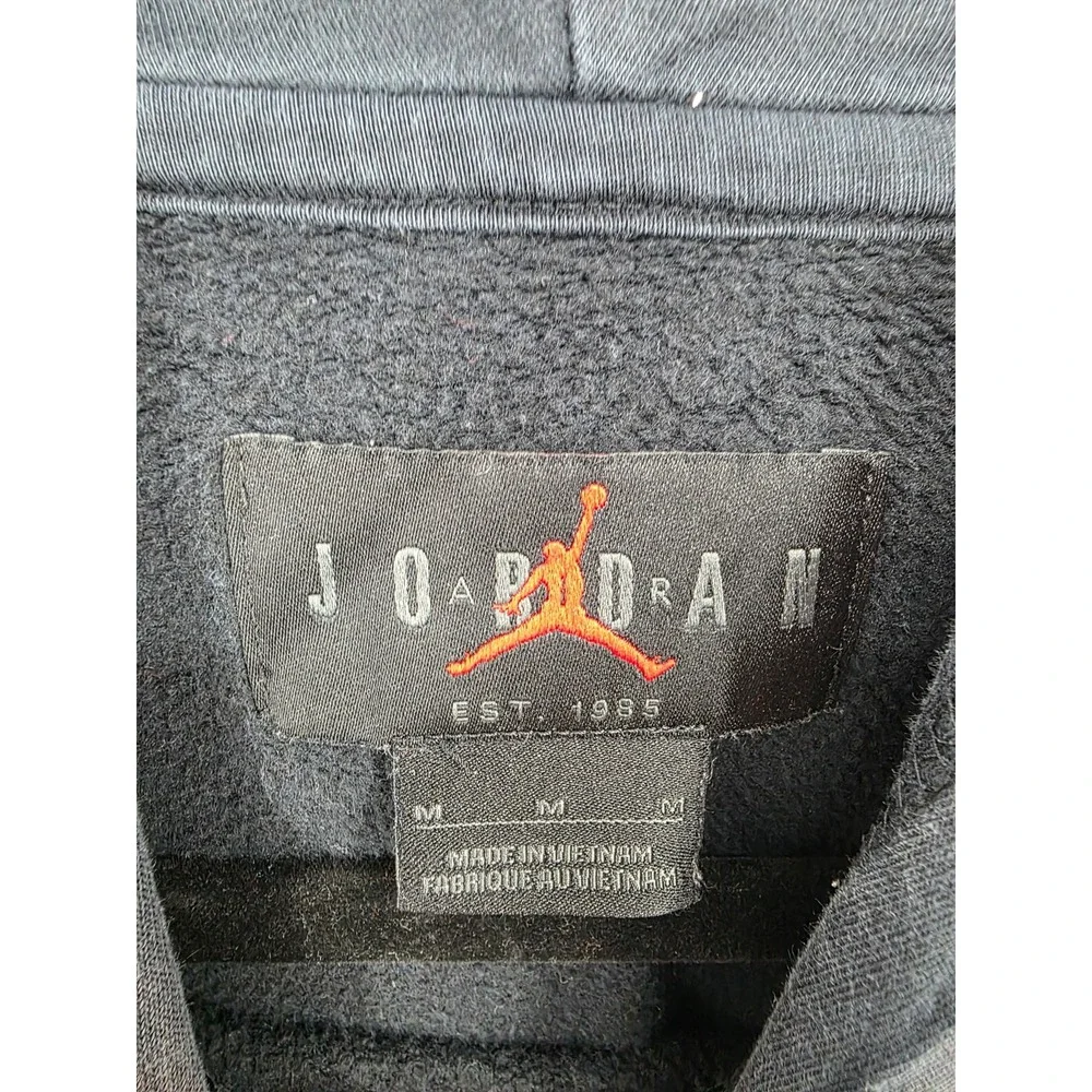 Jordan Artist Series Jacob Rochester Flight World Tour Hoodie Black Mens Medium